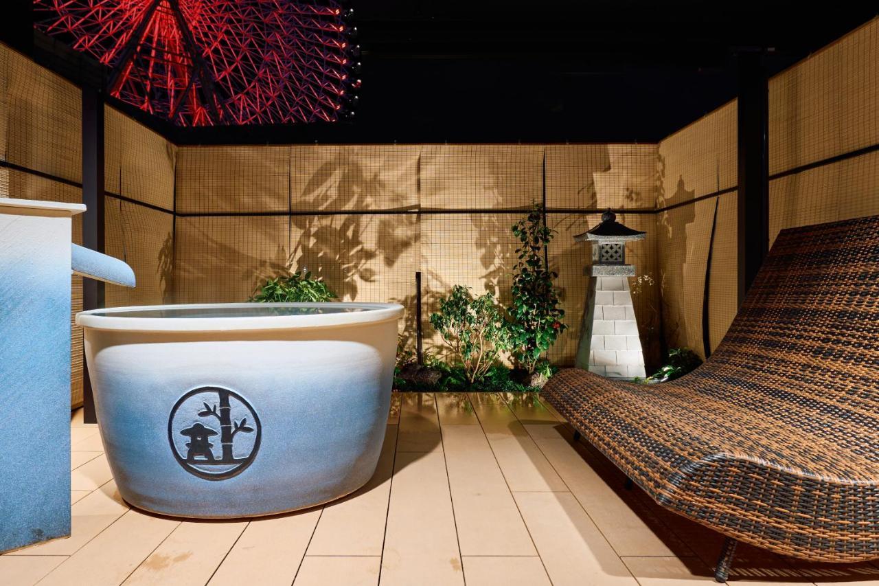 Konjakuso Osaka Tempozan "Ikesu" Projection M Apping Spa Konjakuso Osaka Tempozan "Takadoro" Wheel View Luaran gambar
